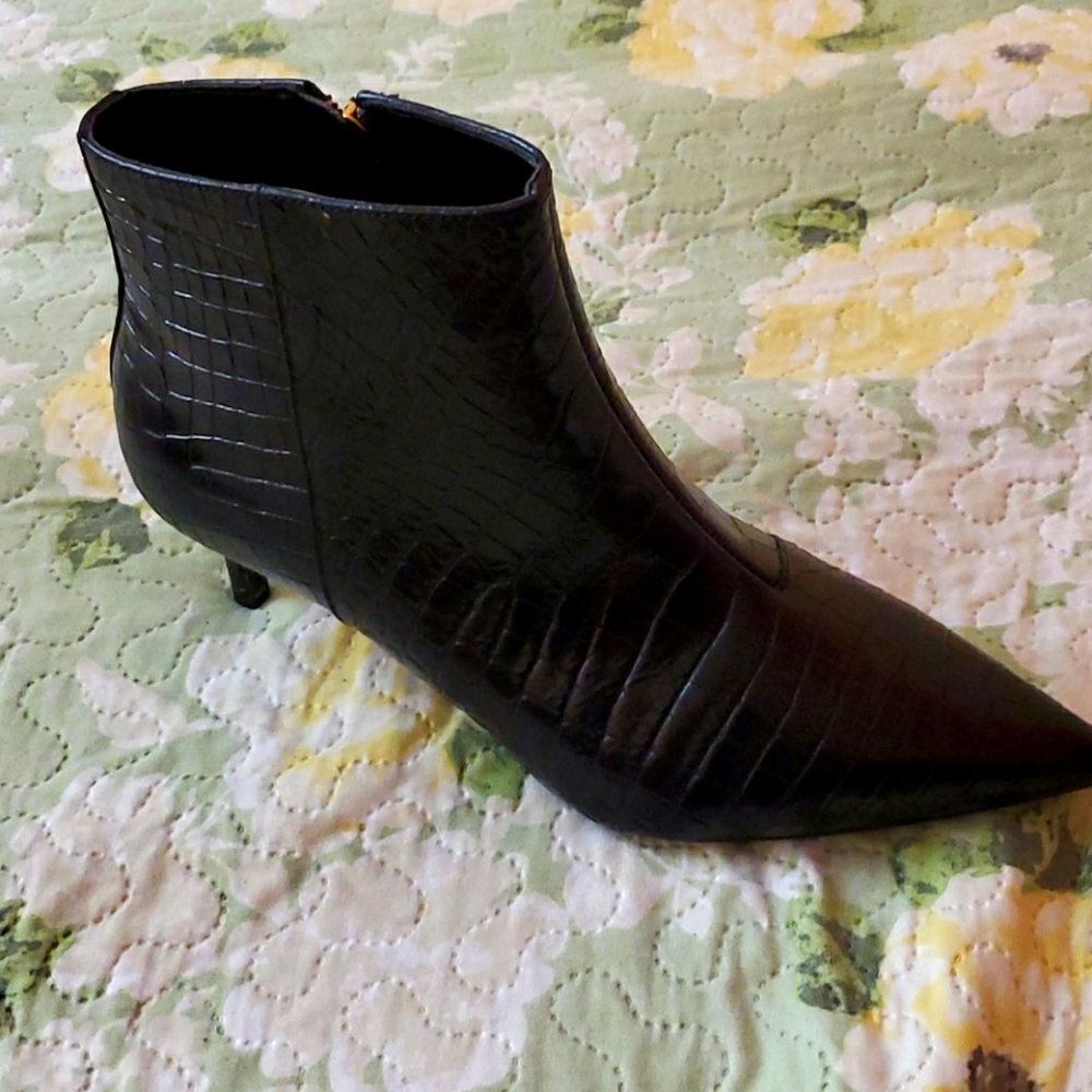 Ralph lauren SAYBROOK leather booties